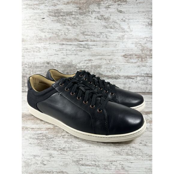 Men's Cole Haan Shapley Black Leather Low Top Sneakers Sz 13M EUC!